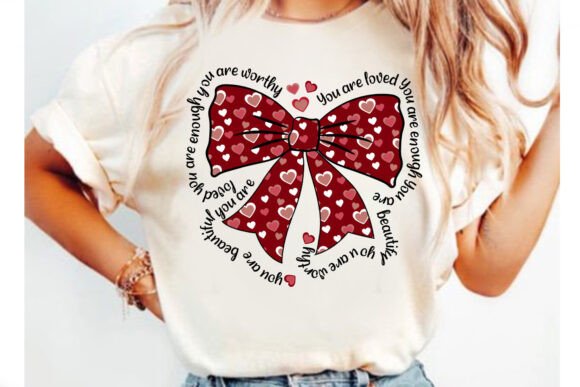 Crafting Romance: The Red Valentine Coquette Bow Heart Design