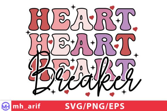 Heart Breaker Valentine T-shirt Design: Capture the Spirit of Love