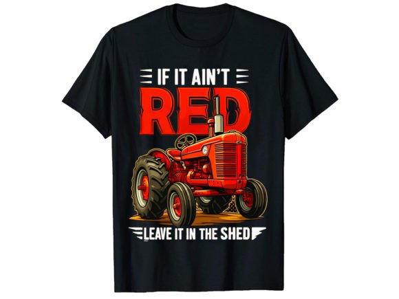 If It Ain't Red: The Ultimate Tractor T-Shirt Design Bundle
