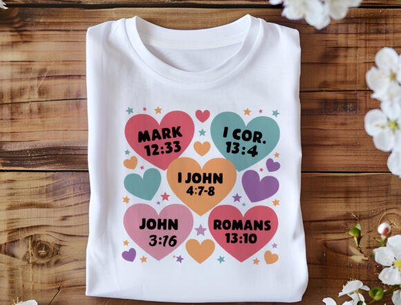Share Your Faith: Beautiful Christian Valentine's Day PNG Designs