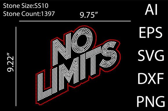Sparkle Without Boundaries: No Limits Rhinestone Templates Design