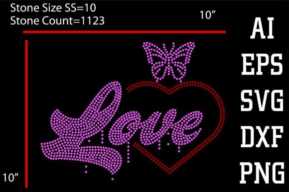 Sparkling Typography: The Love, Rhinestone Design and Its Place in Modern Design