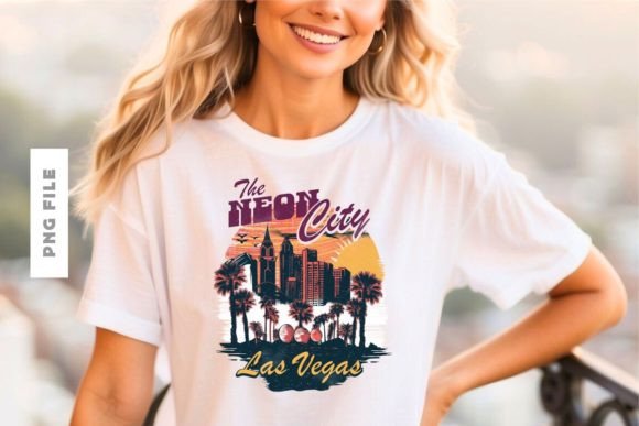 The Neon City T-Shirt Design: Your Gateway to Bold, Ready-to-Print Apparel