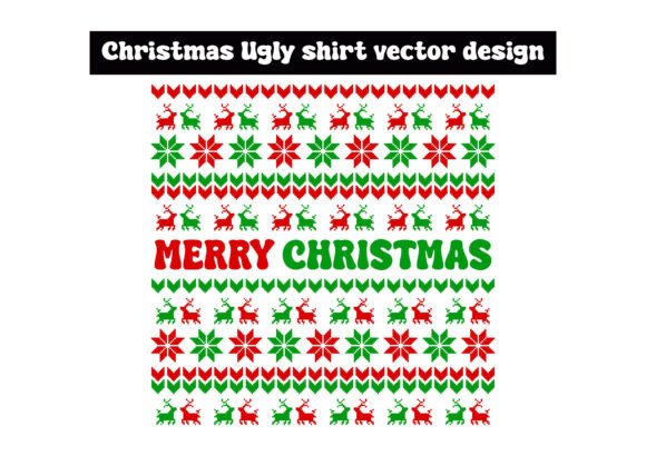 Ugly Merry Christmas Shirt Design: A Festive Asset for Creators