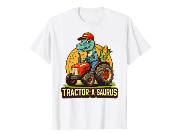 Unleash Creative Power with the Tracto R a Saurus T-Shirt Design