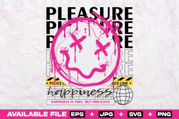 Urban Edge: Mastering Streetwear with Smiley Face Graffiti SVG