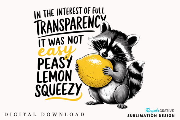 When Your Project Needs a Little Sass: The Quirky Raccoon Design