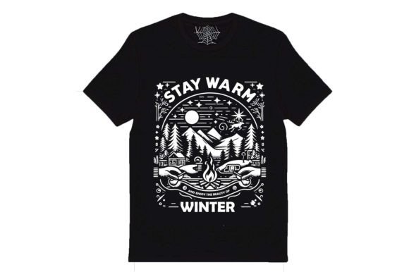 Winter Wishes T-Shirt Design: Your Versatile Holiday Asset